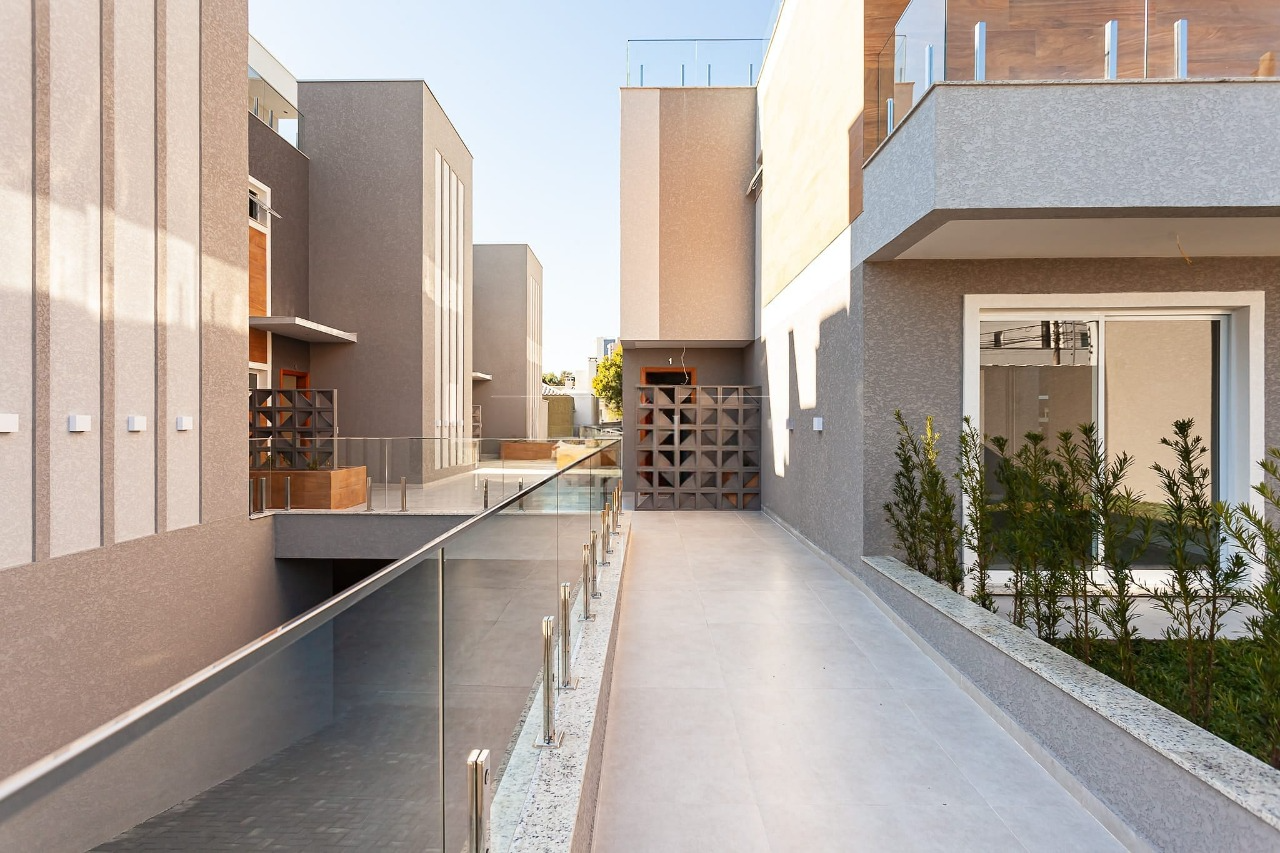 Corredor central do condomínio