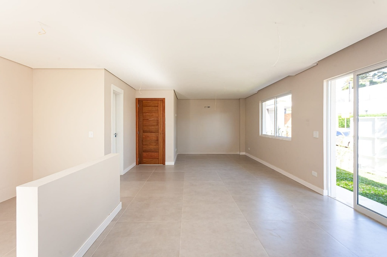 Caminho central e área comum